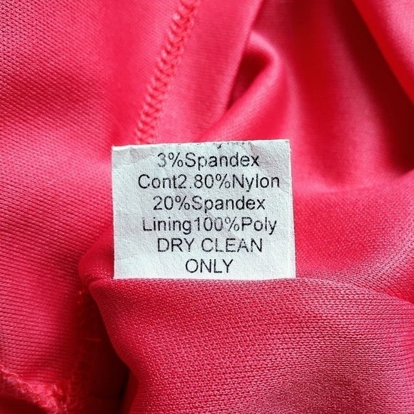 Bailey 44 Barbie Pink Bountiful Mesh Cutout Illusion Bodycon Midi Dress Size M - Picture 9 of 9